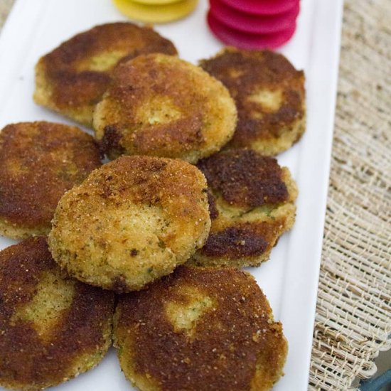 Potato Broccoli Cheese Croquettes