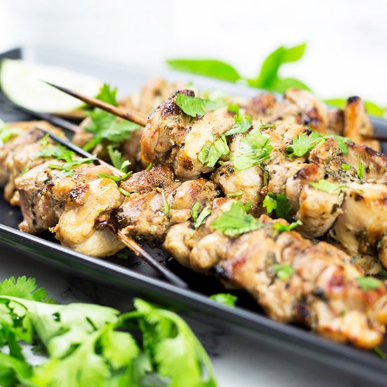 Thai Chicken Skewers