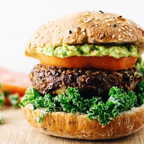 Black Bean Quinoa Burger