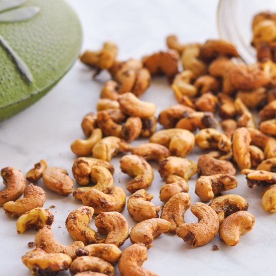 Curried Roasted Cashews