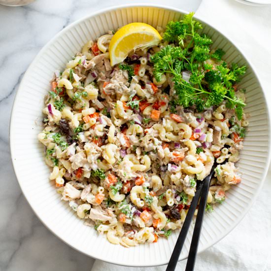 Macaroni Pasta and Tuna Salad