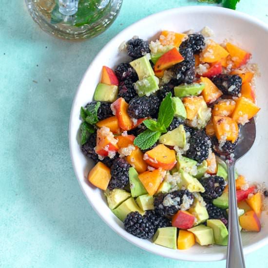 Summer fruit salad with Quinoa