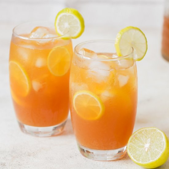 Honey Sweetened Ice Lemon Tea