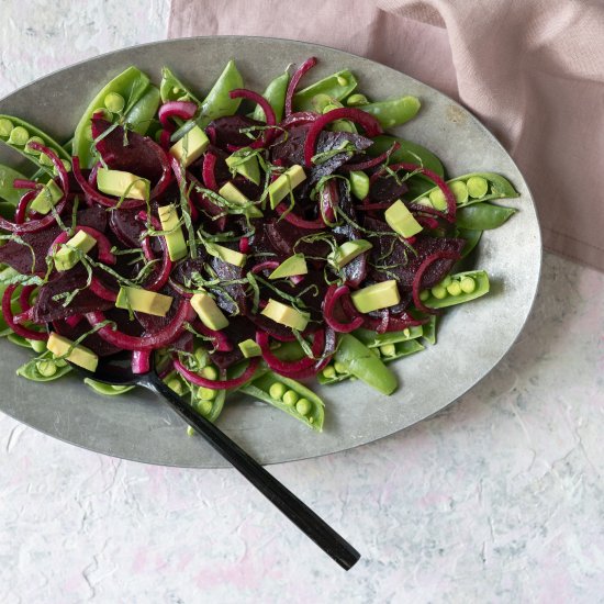 Beet, Snap Pea & Avocado Salad