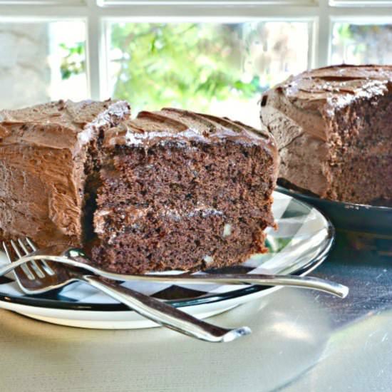 Pecan Chocolate Cake