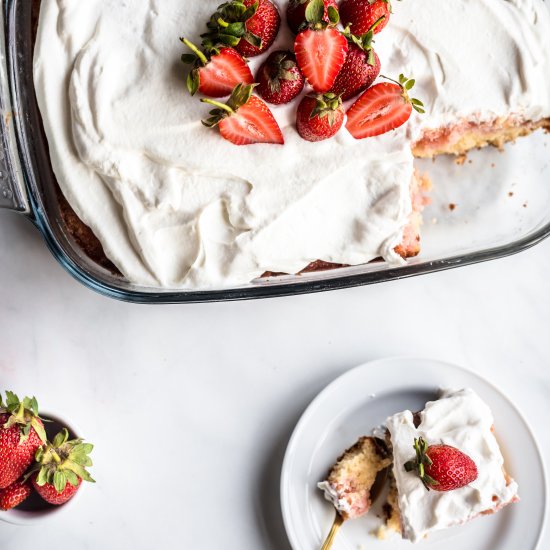 Strawberry Poke Cake