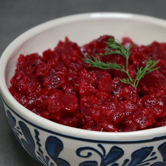 Beetroot Salad with Horseradish