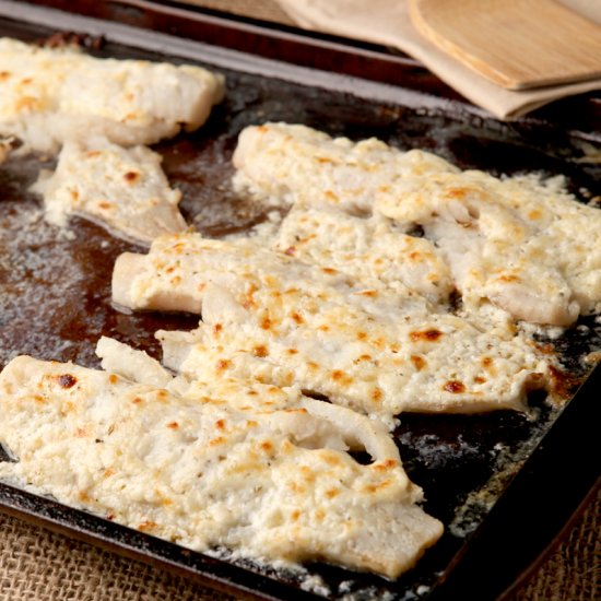 Low Carb Baked Parmesan Whitefish