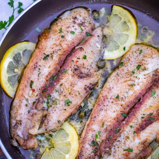 Garlic Butter Swai Fish