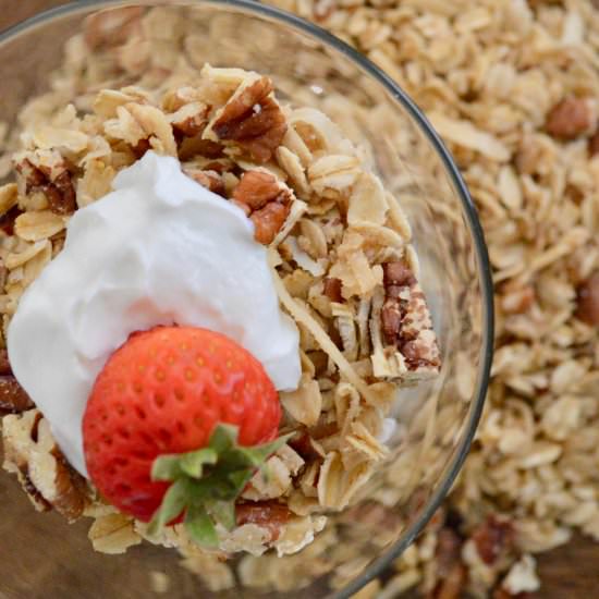 Coconut Pecan Granola