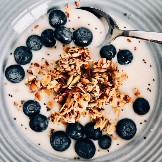 Seed and Honey Granola Clusters