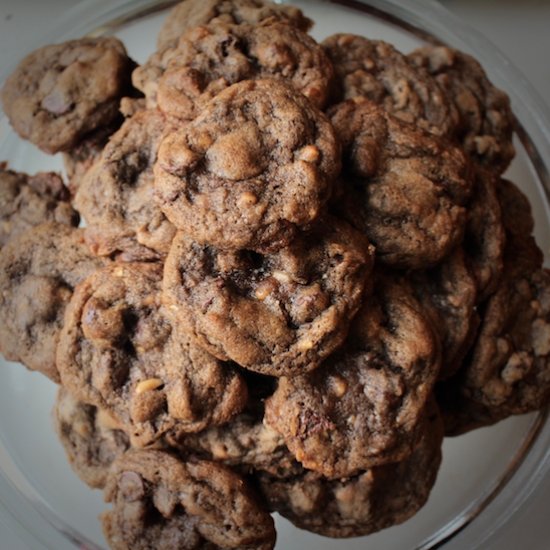 Chocolate Toffee Cookies