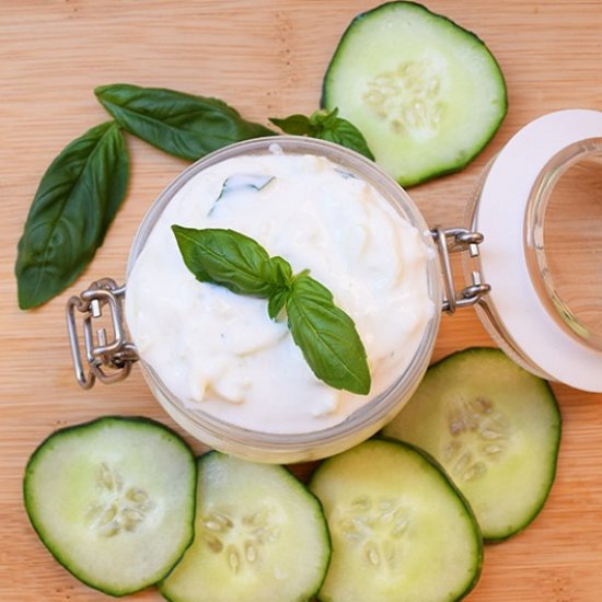 Basil Tzatziki Sauce Recipe