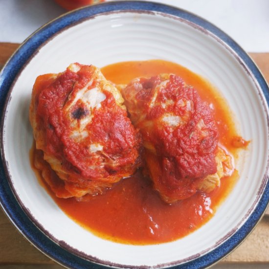 Polish Stuffed Cabbage Rolls