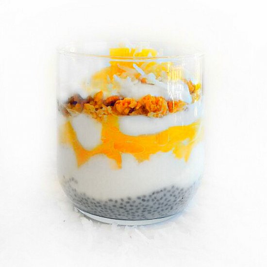 Pina Colada Breakfast Parfait