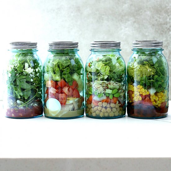 4 Meal Prep Salad Ideas