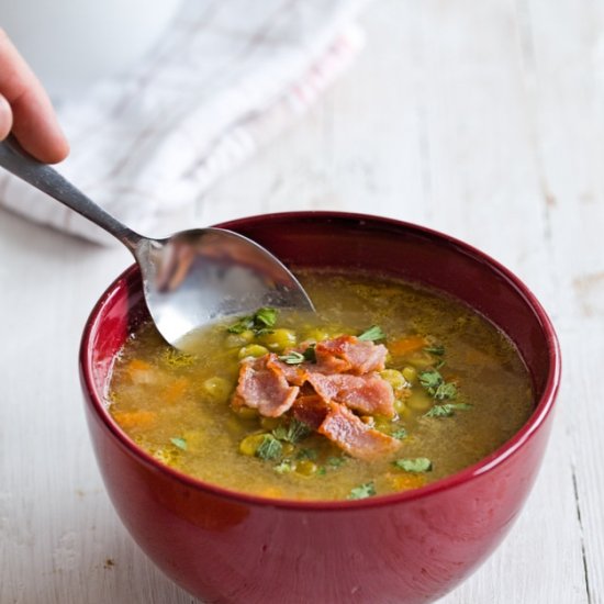 Split Pea Soup with Bacon