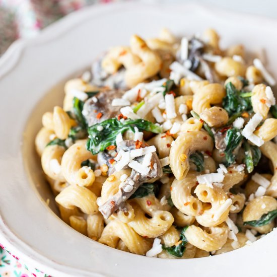 Creamy Vegan Mushroom Pasta