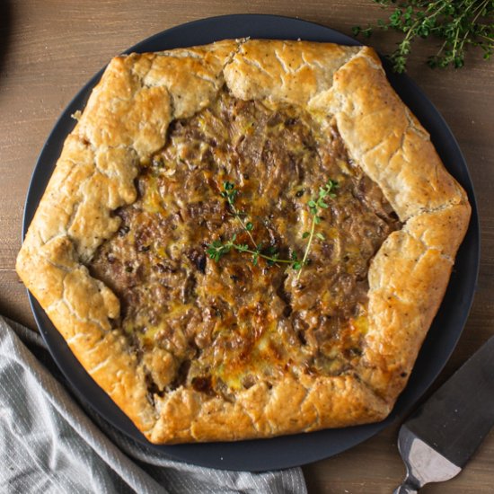 Caramelized Onion and Potato Tart