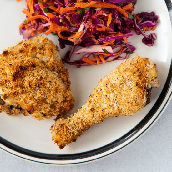 Oven Fried Buttermilk Chicken