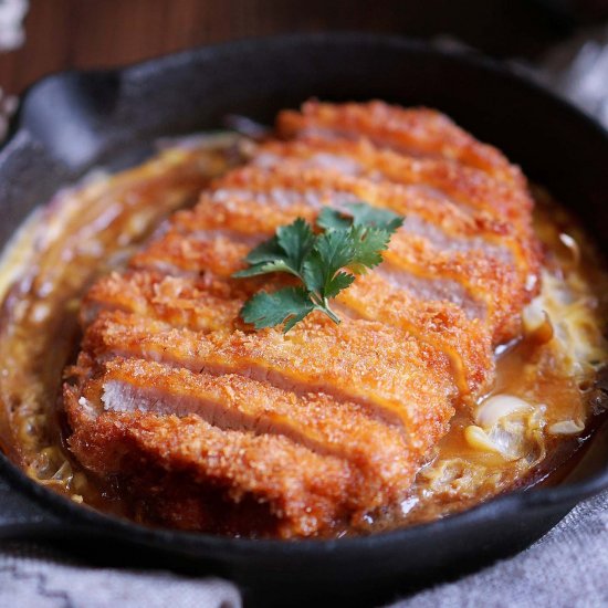 Katsudon Pork Cutlet Rice Bowl