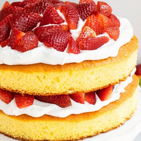 Strawberry Shortcake Cake