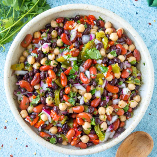 Mike’s Zesty Three Bean Salad