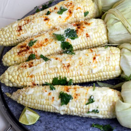 Grilled Mexican Street Corn