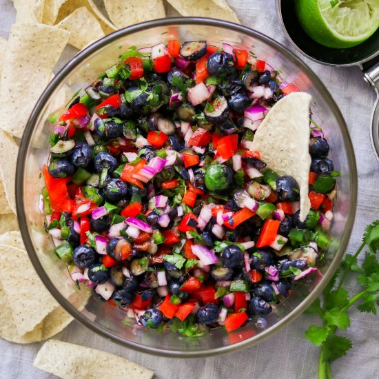 Refreshing Blueberry Salsa