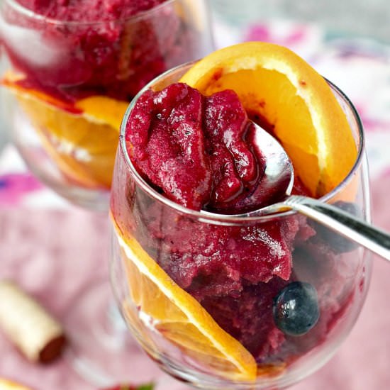 Sangria Sorbet