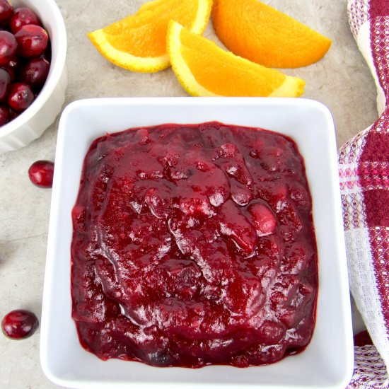 Keto Cranberry Sauce