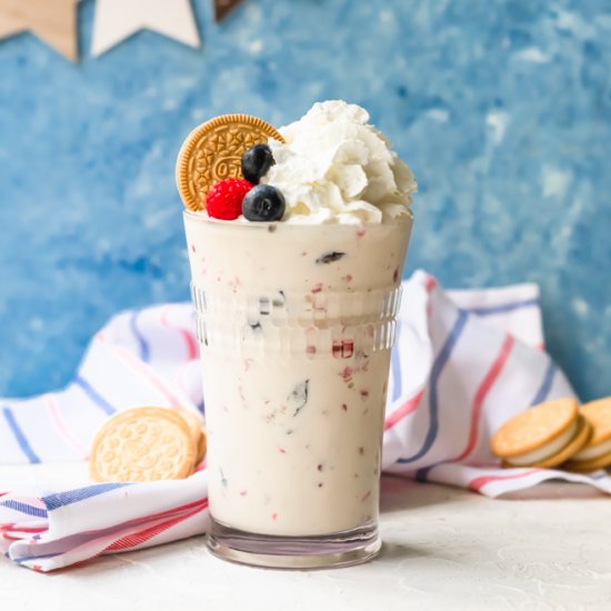 Red, white and blue blizzards