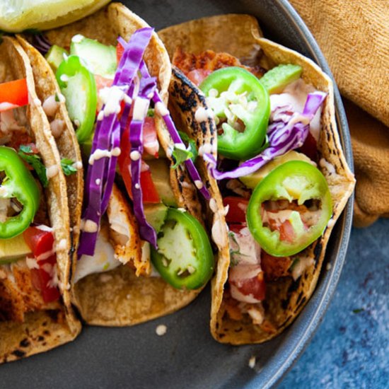 Healthy Tilapia Fish Tacos