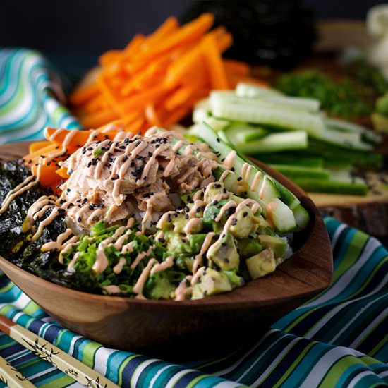 Weeknight Sushi Bowls in 30 Minutes