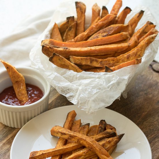 Baked Sweet Potato Fries Recipe