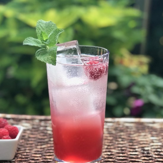 Raspberry Peach Shrub