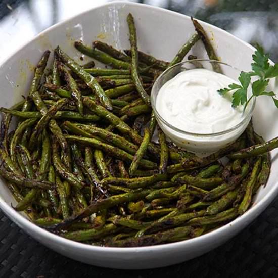 Indonesian Grilled Green Beans