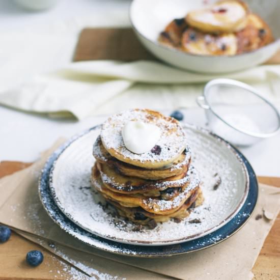 Fluffy Greek Yogurt Pancakes