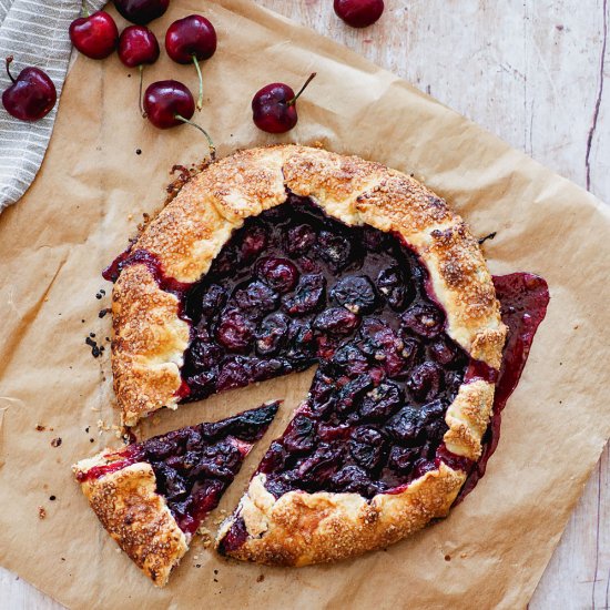 Rustic Cherry Galette