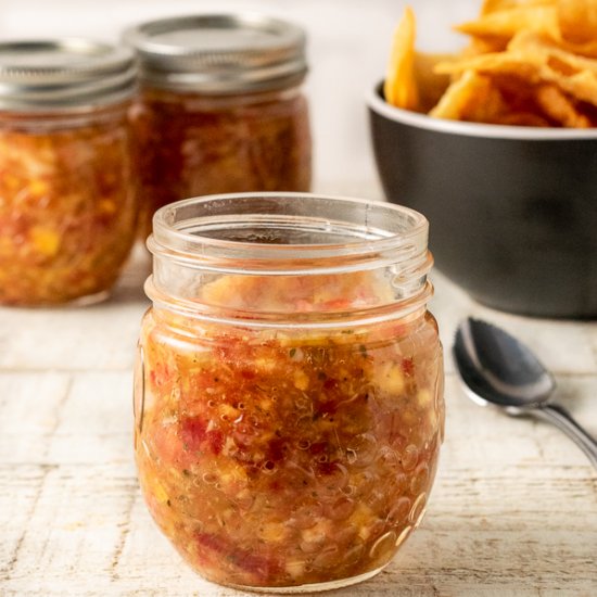 Tomato Peach Salsa