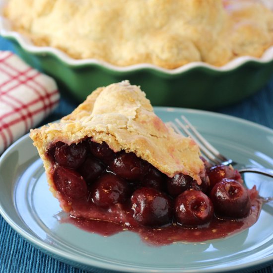 Classic Bing Cherry Pie