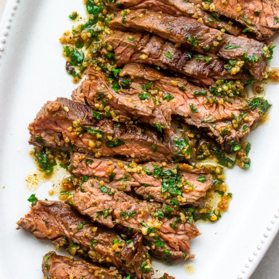 Garlic Butter Brazilian Steak