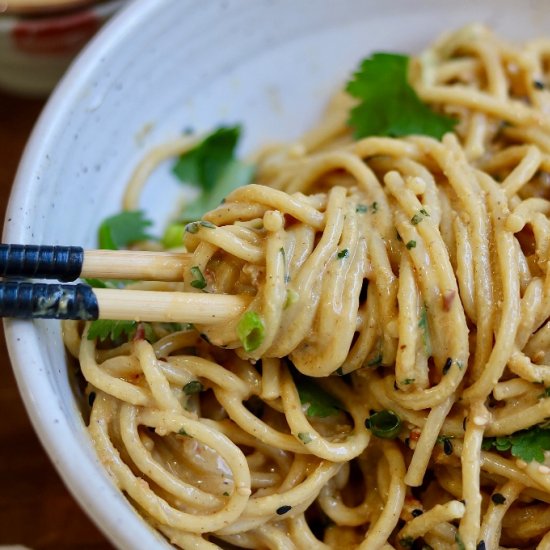 Peanut Noodles! (Vegan)