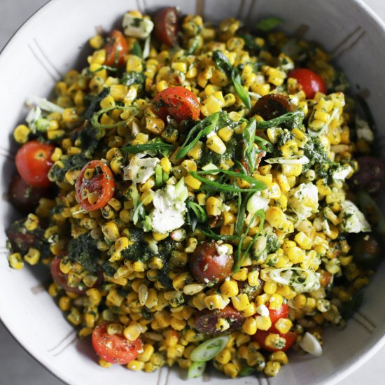 herby corn salad