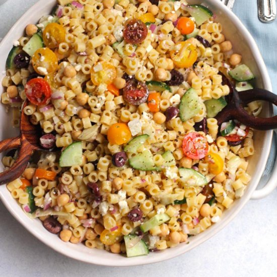 Chopped Greek Pasta Salad