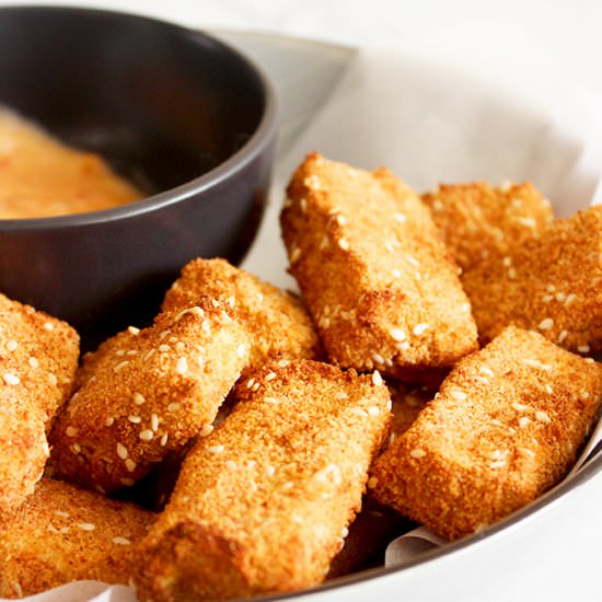 Crispy Vegan Tofu Nuggets