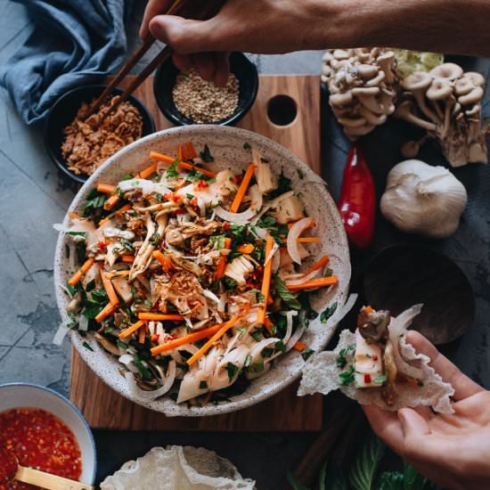 Vegan Vietnamese Jackfruit Salad