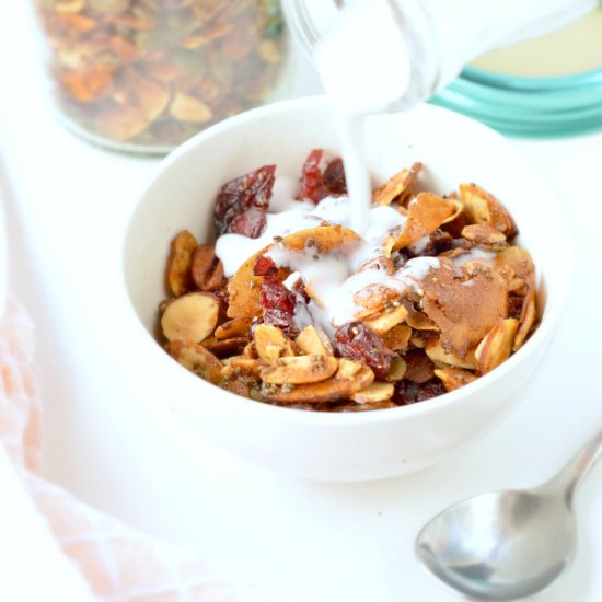 Keto Vegan Grain Free Granola