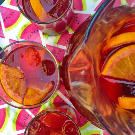 Easy Red Wine Sangria