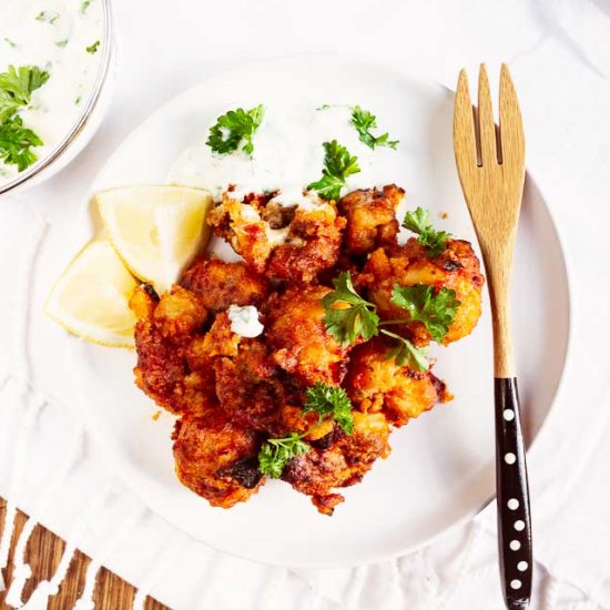 Low-Fat Buffalo Cauliflower